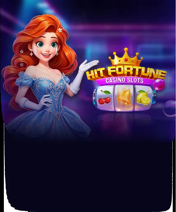 Hit Fortune Casino branded lobby artwork